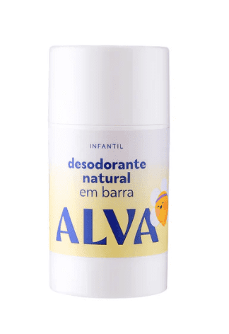 desodorante infantil alva em barra se delongas Desodorantes Infantis Naturais