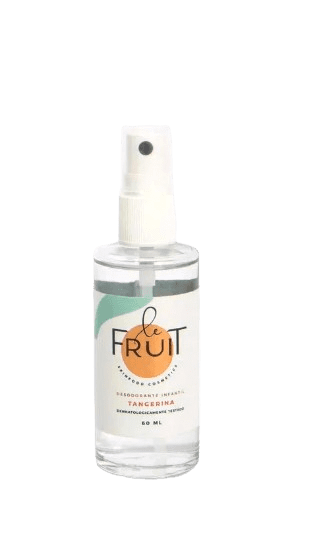 Desodorante Le Fruit infantil tangerina Desodorantes Infantis Naturais